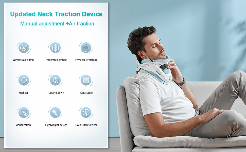 Say Goodbye to Neck Pain: How the LK  Neck Traction Device Can Help