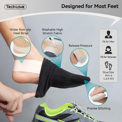 Tech Love Bunion Corrector Socks Women-Large 1 Pair