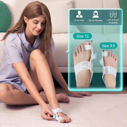TENICORE Best Bunion Corrector Adjustable Knob Bunion Splint for Bunion Relief