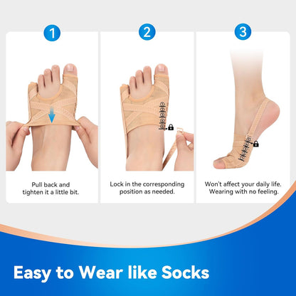 Tech Love Bunion Corrector Bunion Socks Wear Separated Toes With 1 Pair