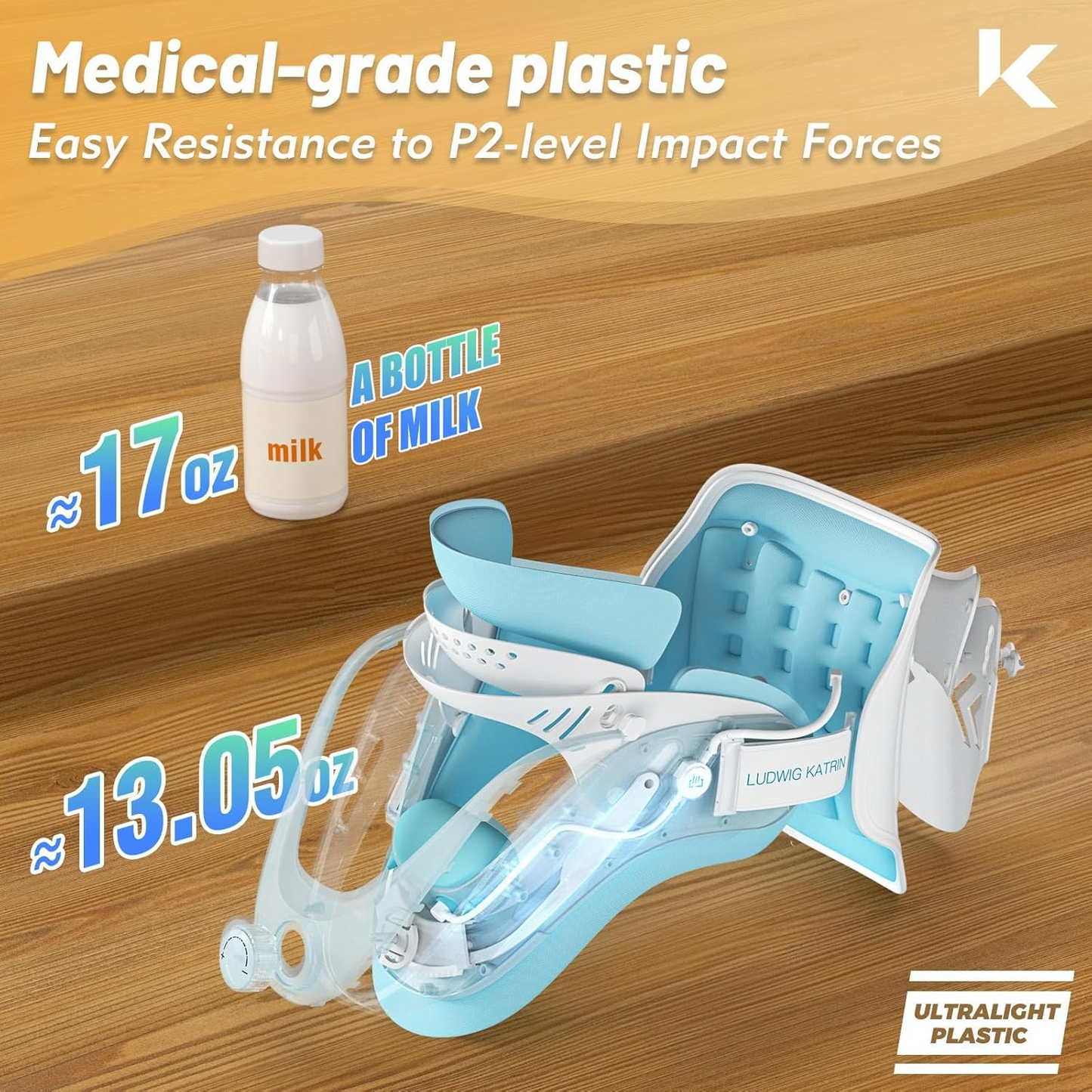 LK Neck Stretcher With Built-In Integrated Airbag Neck Traction Device