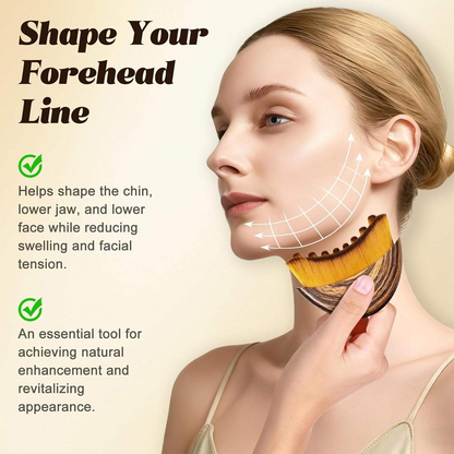 TENICORE Lymphatic Contour Face Brush  For Face,Chin & Jawline Sculpting