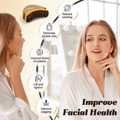 TENICORE Lymphatic Contour Face Brush  For Face,Chin & Jawline Sculpting