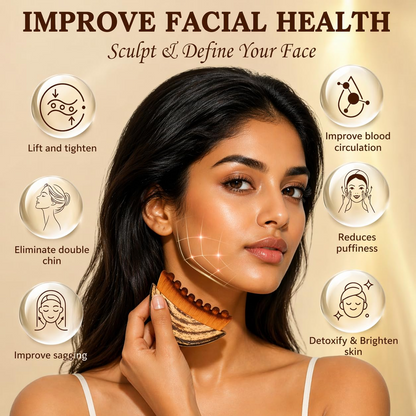 TENICORE Lymphatic Contour Face Brush  For Face,Chin & Jawline Sculpting