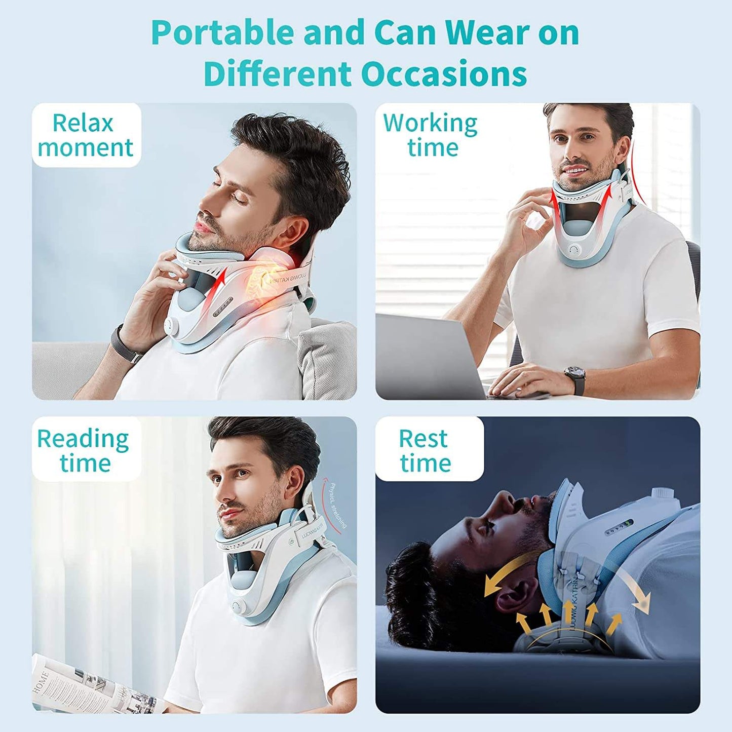 LK Cervical Neck Traction Device Adjustable