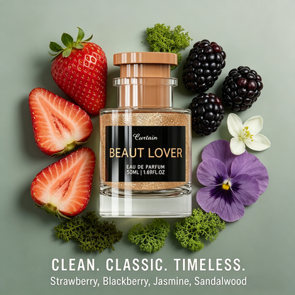 Beaut Lover Curtain Eau De Parfum - Long Lasting Fruity Floral Perfume for Women, 50ml