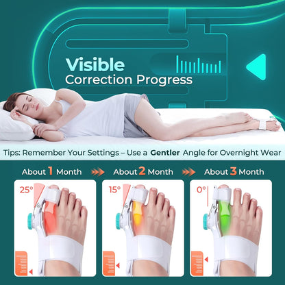 TENICORE Bunion Correctors Women Men Big Toe With Anti-slip Heel Strap 1PC