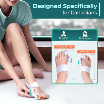 TENICORE Bunion Correctors Women Men Big Toe With Anti-slip Heel Strap 1PC