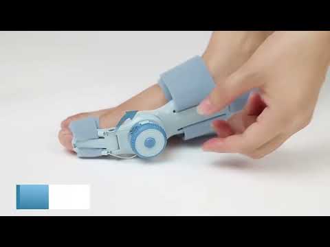 Bunion Corrector product demonstration: simple to wear, quickly corrects bunions.